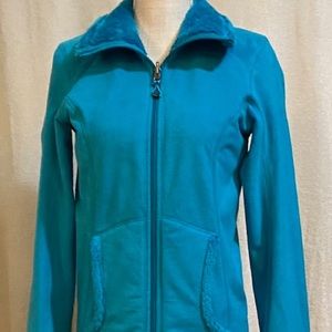 Koppen Fleece Reversible Jacket- Capri Blue